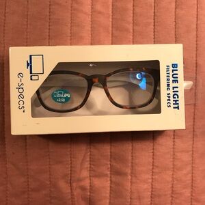 E-specs Blue Light Filtering Specs